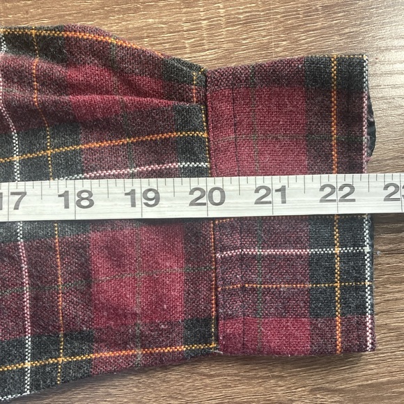 Vintage 90's David Taylor 100% Acrylic Patterned Flannel Shirt Size Small - Picture 5 of 7